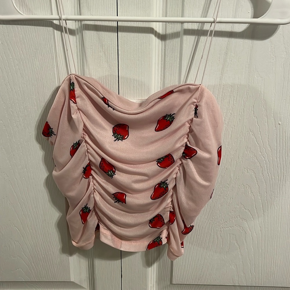 Cropped tank top. Worn once.